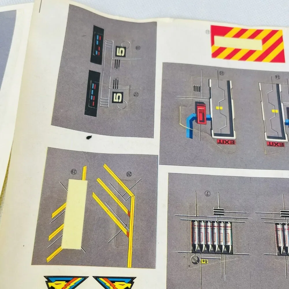 XPander 1989‎ Galoob sticker sheets